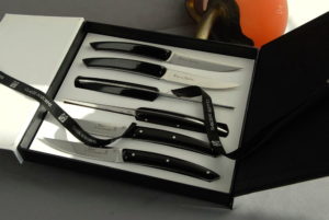 Claude Dozorme Thiers 6-tlg. Steakmesserset Thomas Bastide noir