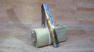 Taschenmesser Thiers, Le Fidele, stabilisiertes Buchenholz