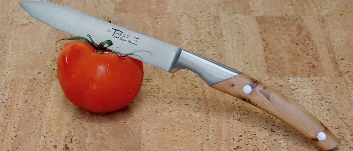 Tomaten- / Gemüsemesser Thiers Goyon-Chazeau, Wacholdergriff