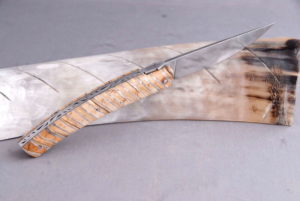 Taschenmesser GOYON-CHAZEAU, Thiers, Damast, Mammutbackenzahn tempête de sable